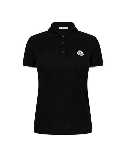 Moncler Black Polo Shirt
