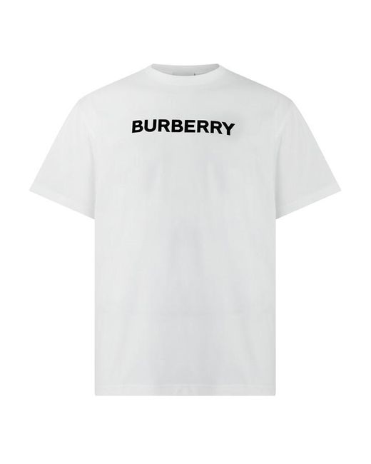 Burberry White Harriston T Shirt for men