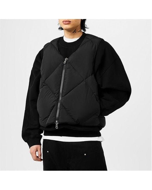 Cole Buxton Down Quilted Vest in Blue for Men | Lyst UK