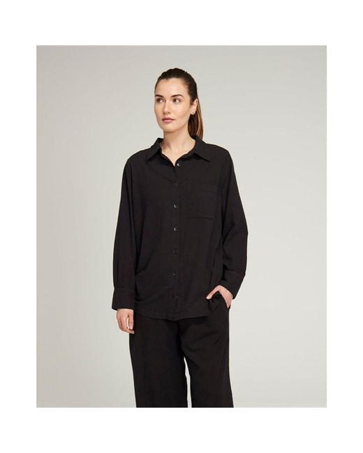 Nudea Blue Pj Shirt Organic Cotton Gauze for men
