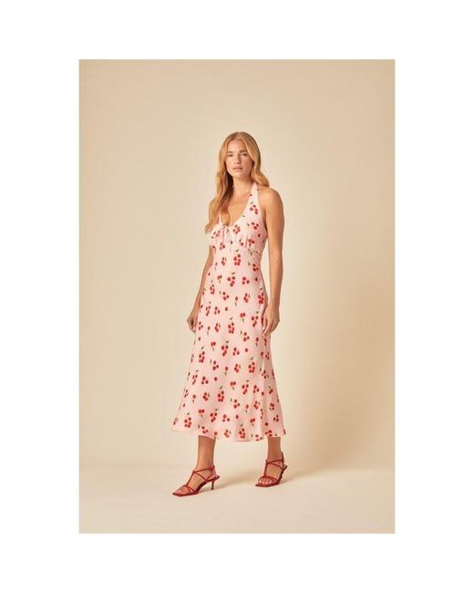Nobody's Child Blue A-Line Structured Fit Dress