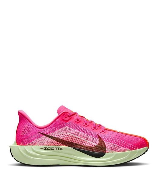 Nike Pink Pegasus Plus Road Running Shoes for men