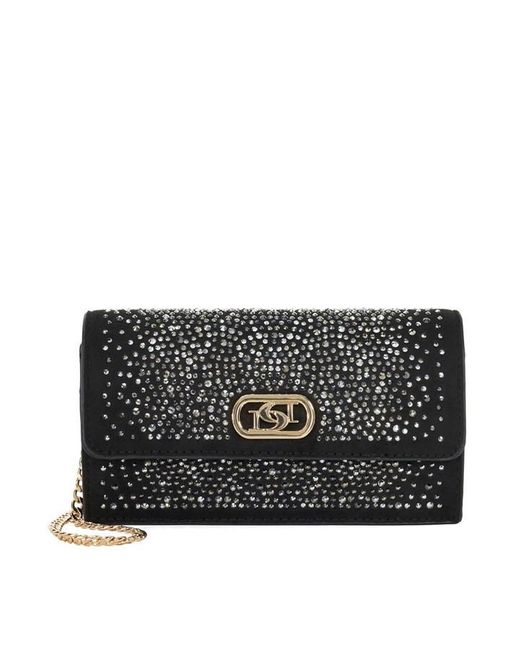 Dune Black Sapphire Branded Phone Micro Bag