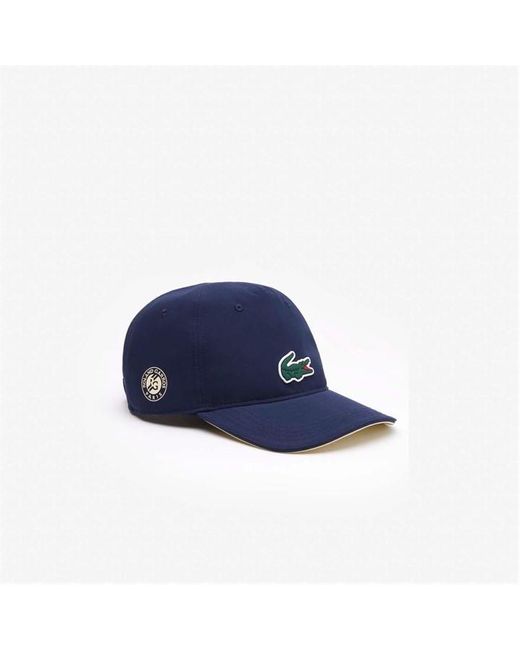 Lacoste Blue Accessories Roland Garros Edition Microfibre Cap for men