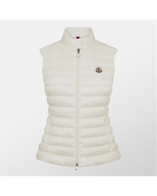 Moncler White Igens Down Sleeveless Gilet