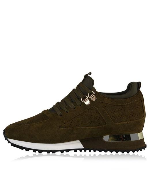 mallet suede diver trainers