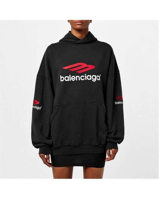 Balenciaga Black Logo Hoodie