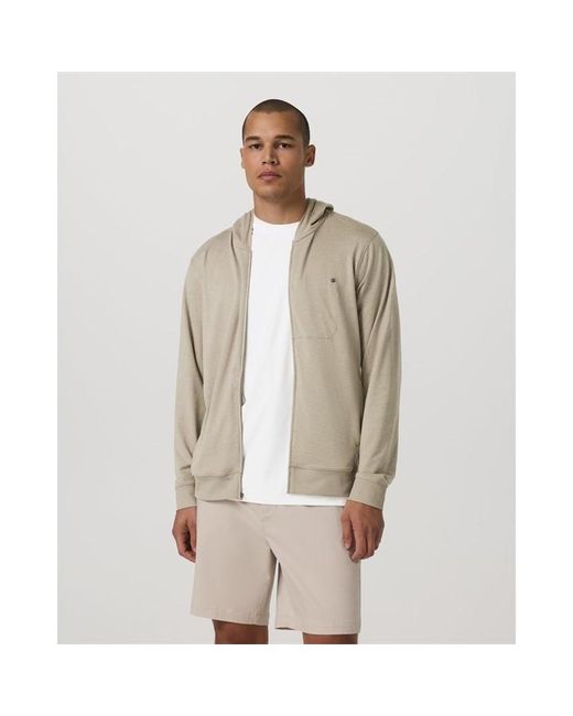vuori Natural Ponto Full Zip Performance Hoodie for men