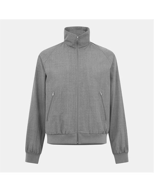 Prada Gray Tailored Fit Tracksuit Top for men