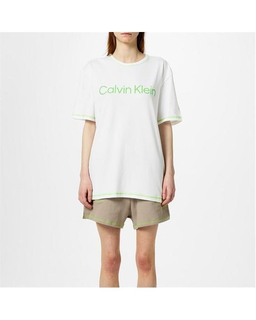 Calvin Klein White Shorts Pyjama Set