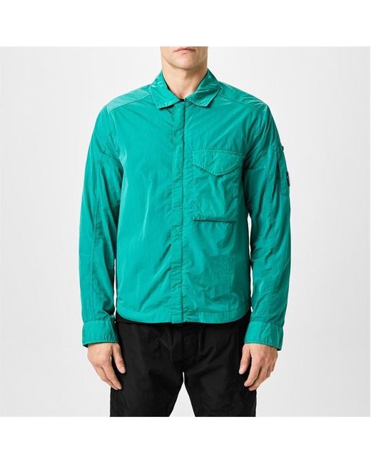 C P Company Green Chrome-r Overshirt for men