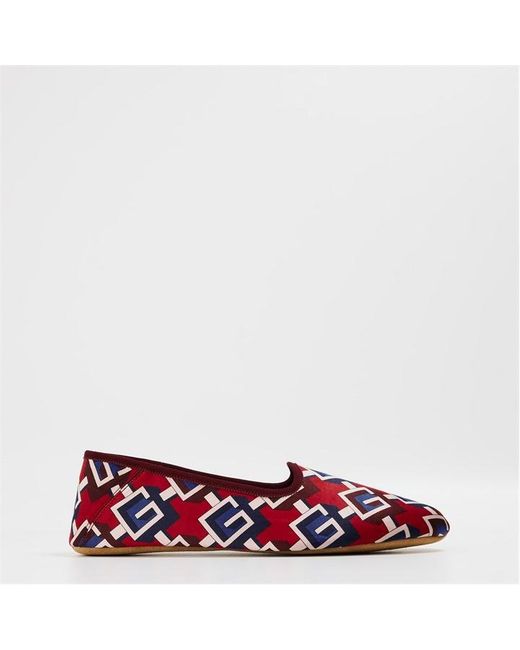 Gucci Red Full Fit Slippers for men