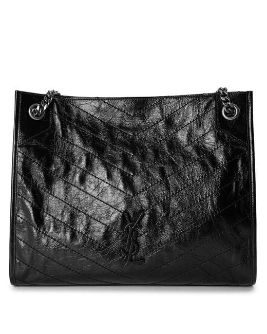 Saint Laurent Black Niki Shping Shoulder Bag