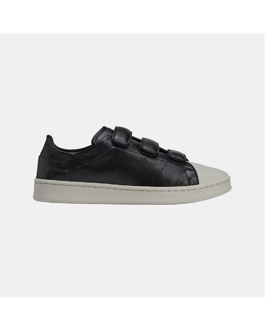 Y-3 Black Y-3 Stan Smith Hook And Loop Shoes for men