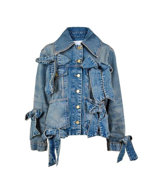 Ganni Blue Denim Jacket