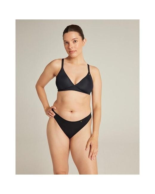 Nudea Black Easy Does It Bralette Second Skin Stretch