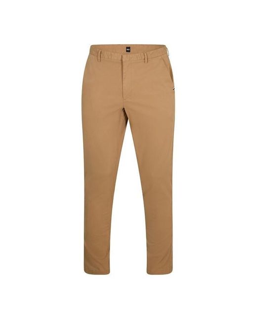 Boss Natural Kaito3-D Straight Leg Trousers for men