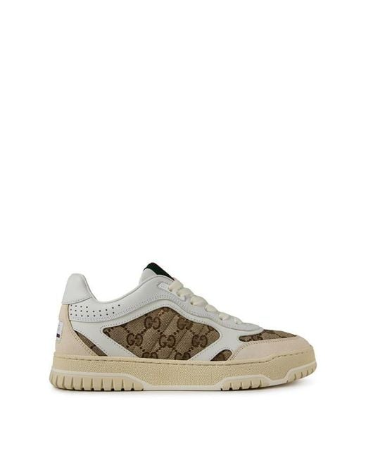 Gucci Natural Re-web Trainers