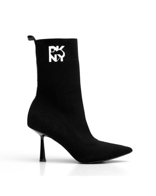 DKNY Black Sock Bootie Ld42