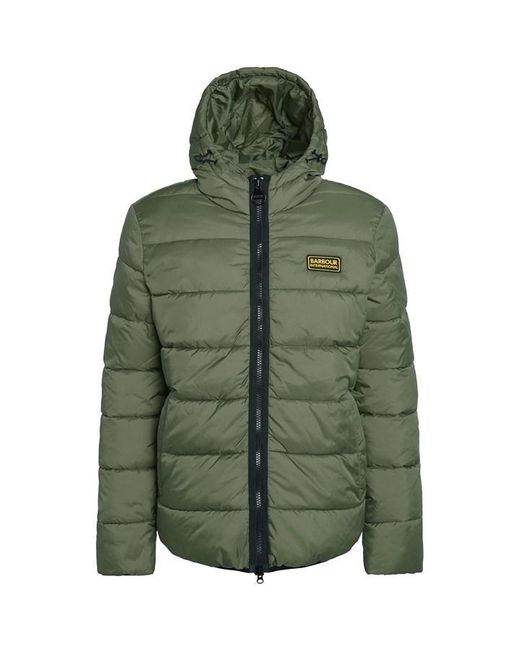 Barbour Green New Bobber Quilted Jacket for men