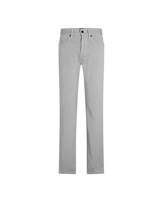 Boss Gray Re.Maine-20 Slim Fit Jeans for men