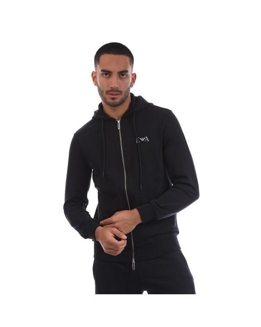 Emporio Armani Black Crew Neck Jumper for men