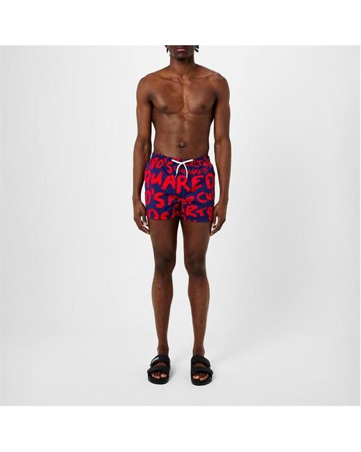 DSquared² Red Dsq All Over Print Sn42 for men