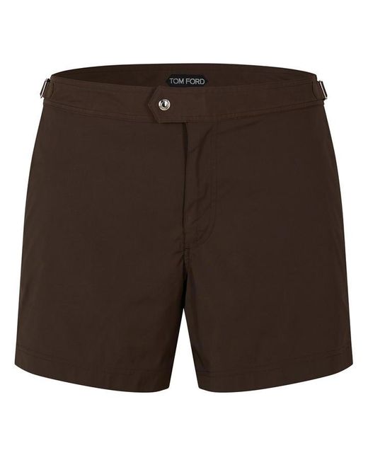 Tom Ford Brown Swim Shorts for men