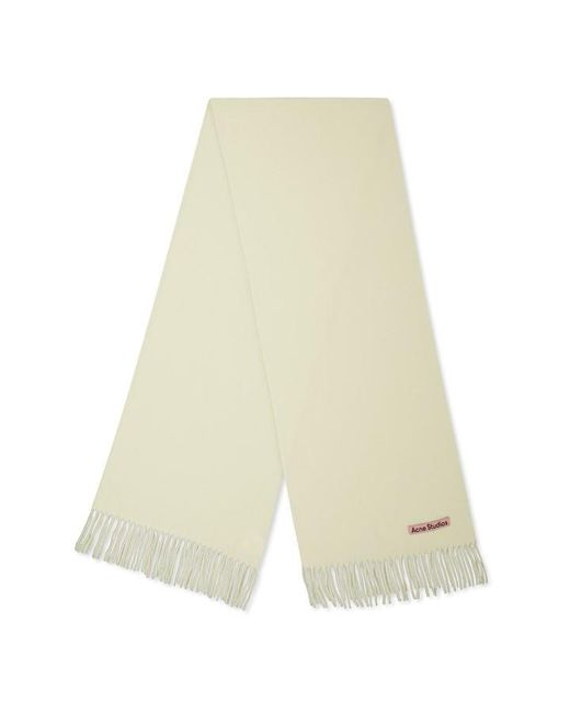 Acne White Canada Scarf