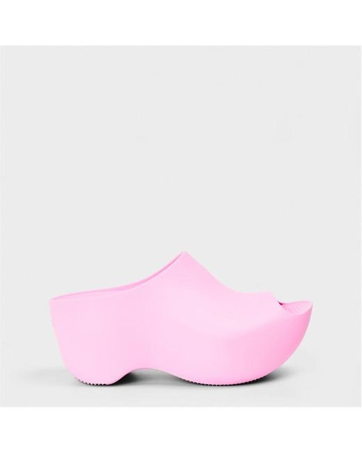 Balenciaga Pink Water Resistant Pool Sliders