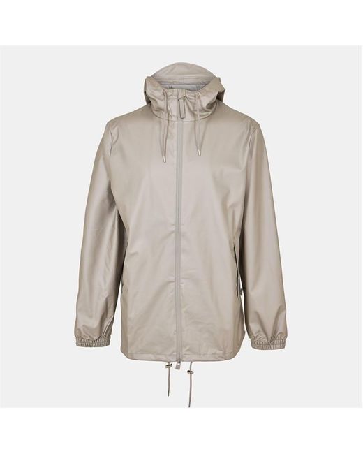 Rains Gray Storm Breaker Waterproof Jacket for men
