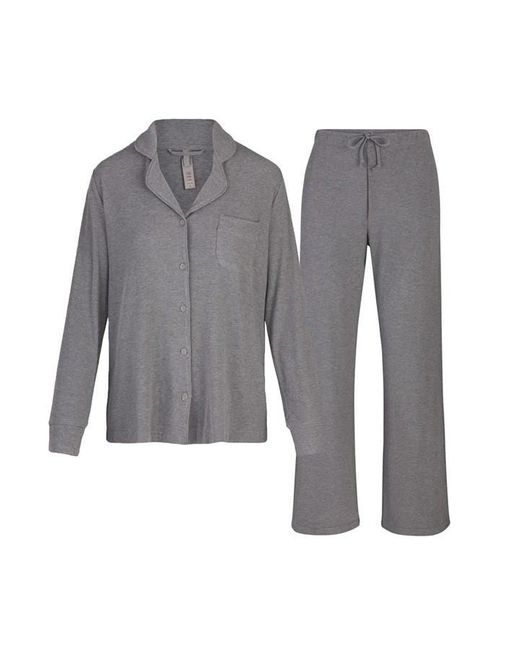 Skims Gray Soft Lounge Sleep Set