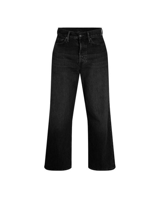 Acne Black 1982M Wide Fit Jeans for men