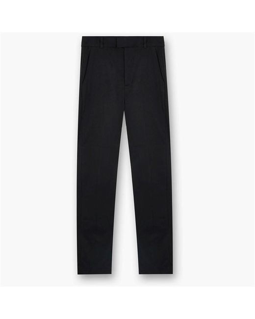 Represent Blue Straight Leg Tailored Trousers for men