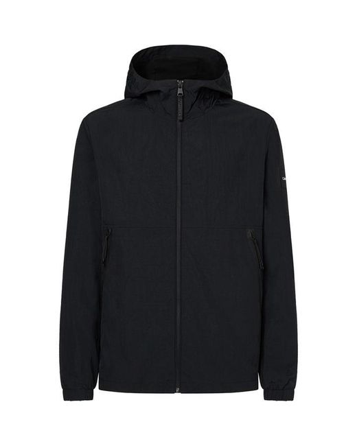 Calvin Klein Black Lifestyle Recycled Softshell Jacket for men