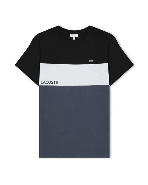 Lacoste Black Colblk Ts Jb for men