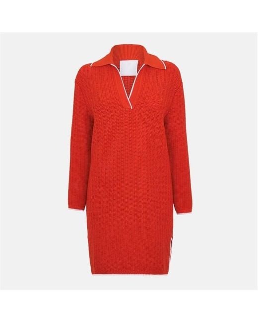 Givenchy Red 4G Polo Dress