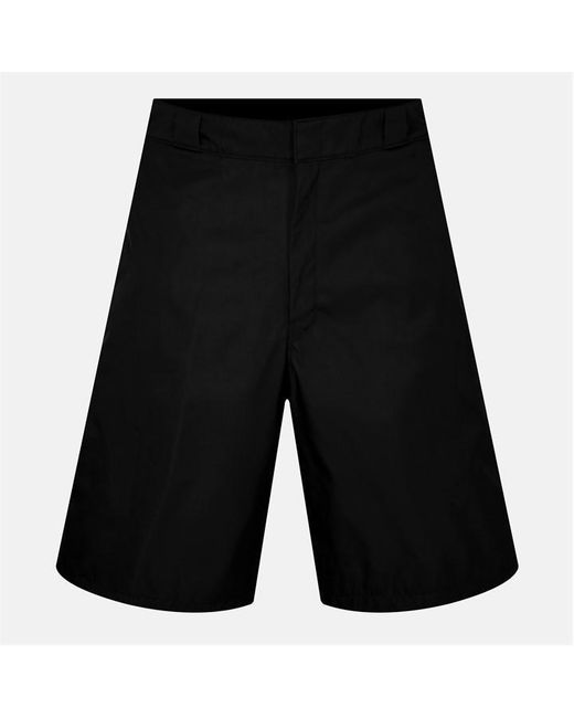 Prada Black Re-Nylon Bermuda Shorts for men