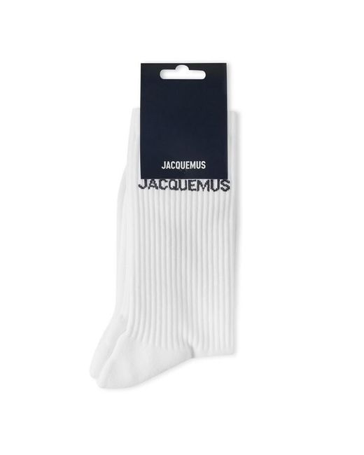 Jacquemus Black Logo Cotton Les Socks