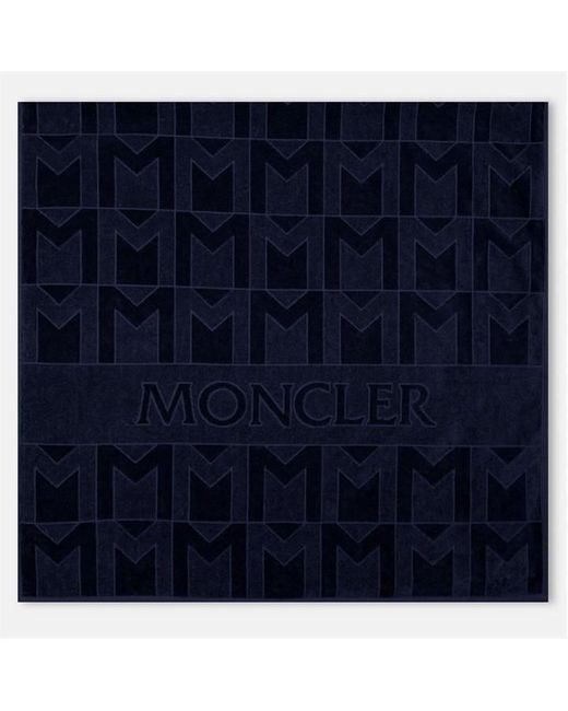 Moncler Blue Beach Towel for men