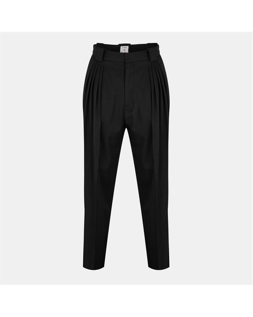Casablanca Black Pleated Trousers for men