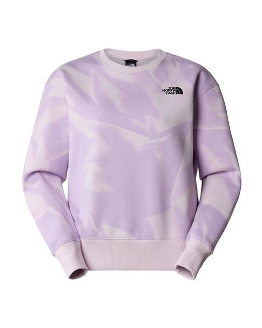 The North Face Purple Tnfl Ice Lilac Swt Ld43
