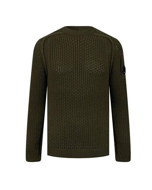 C P Company Green Cp Lambswool Sweater Sn99 for men