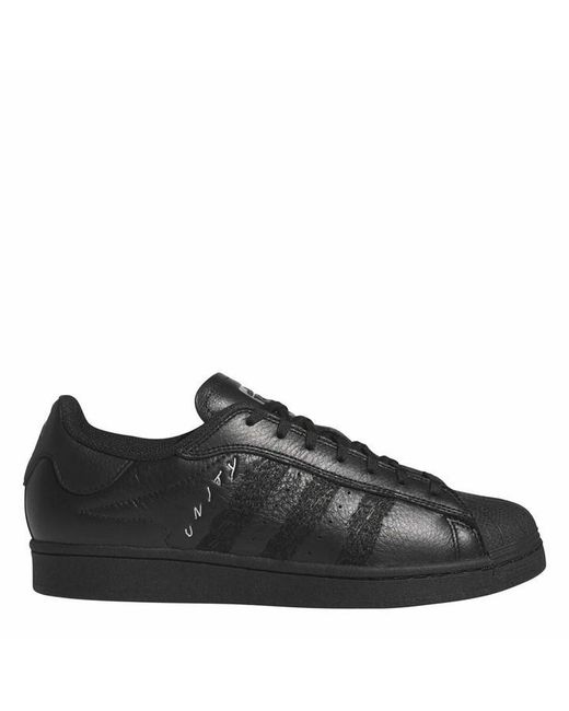 Adidas Originals Black Unity X Adidas Superstar Adv Trainers for men