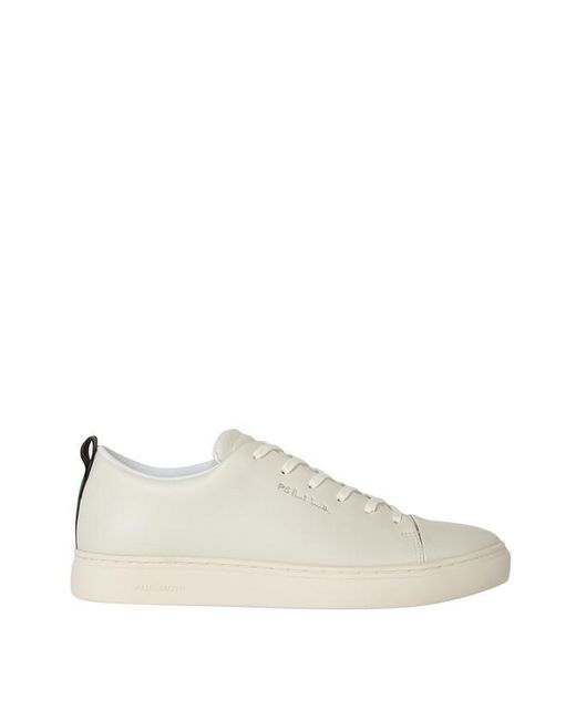 Paul Smith Natural Lee Leather Low-Top Trainers for men