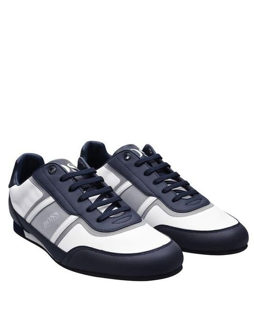 hugo boss lighter low nylon trainer