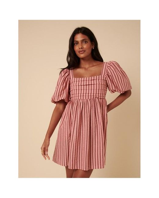 Nobody's Child Pink Nova Stripe Mini Dress
