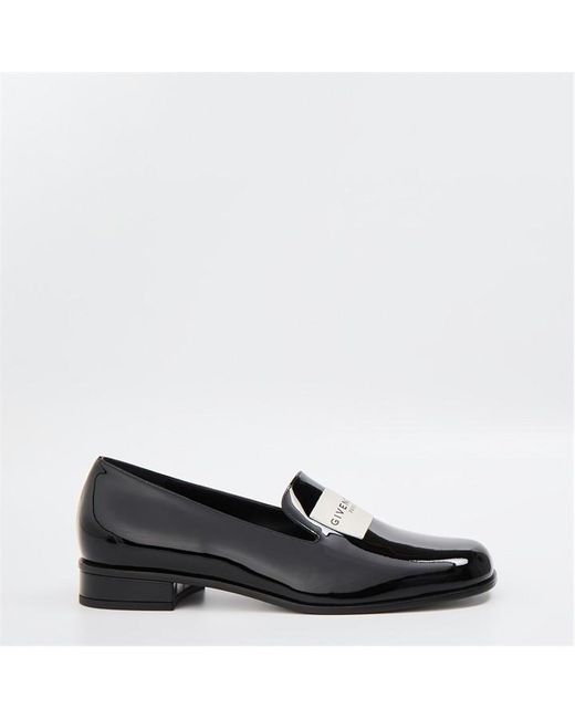 Givenchy Black Patent Tux Loafers