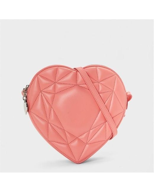Tiffany & Co Pink Crossbody Heart-Shaped Handbag