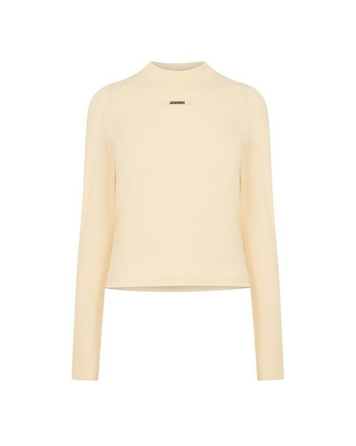 Jacquemus Natural Gros Grain T-Shirt